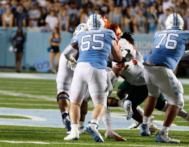 North Carolina center Corey Gaynor discusses offensive line depth and ...