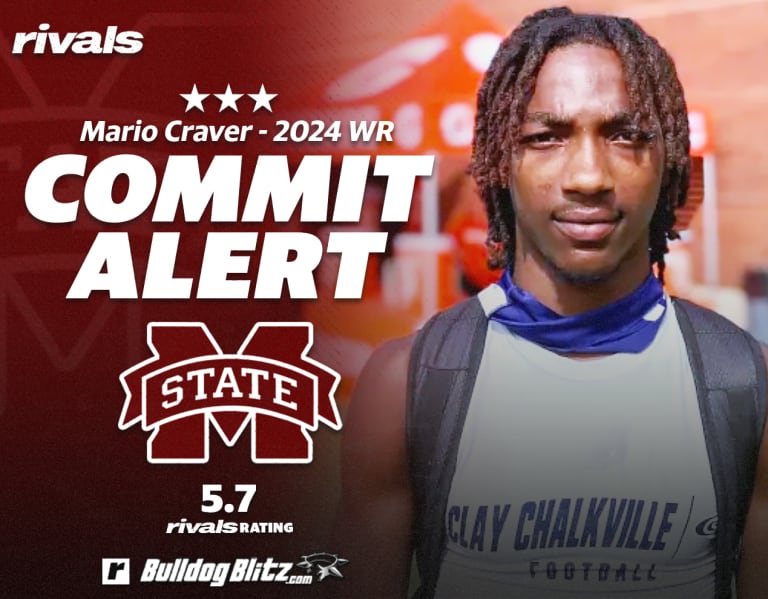 2024 Alabama wide receiver Mario Craver commits to Mississippi State