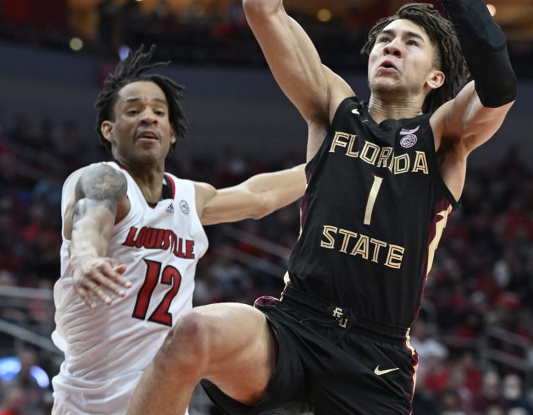 FSU men's basketball holds off Louisville charge to snap losing streak