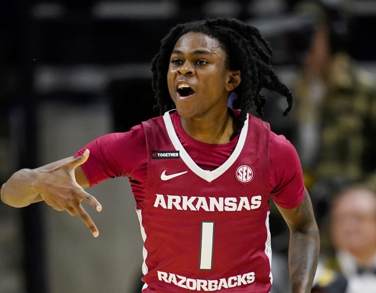 Arkansas Razorbacks basketball guard Keyon Menifield Jr. intends to ...