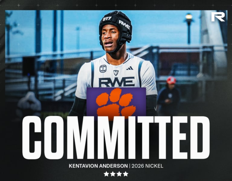 Clemson secures a commitment from in-state DB Kentavion Anderson