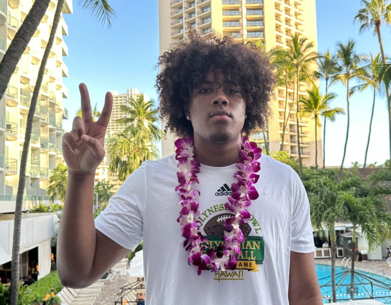 WATCH: OL signee Makai Saina tells wild story how USC recruitment started
