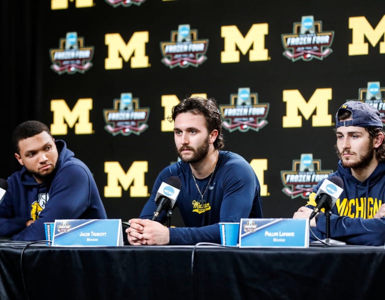 Everything Michigan players said during pre-Frozen Four press ...