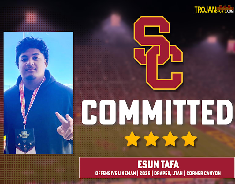 USC recruiting is rolling as four-star OL Esun Tafa commits to Trojans -  TrojanSports: USC Trojans Football & Basketball Recruiting