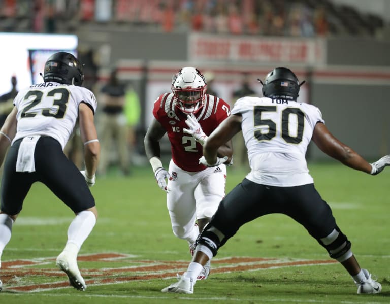 WATCH NC State defensive starters Jaylon Scott and C.J. Clark press