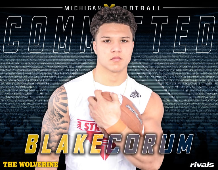 Rivals250 RB Blake Corum announces his commitment to Michigan