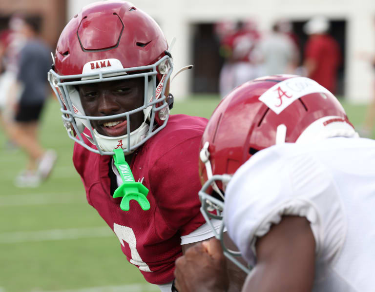 Why Alabama football players are wearing padded helmets in