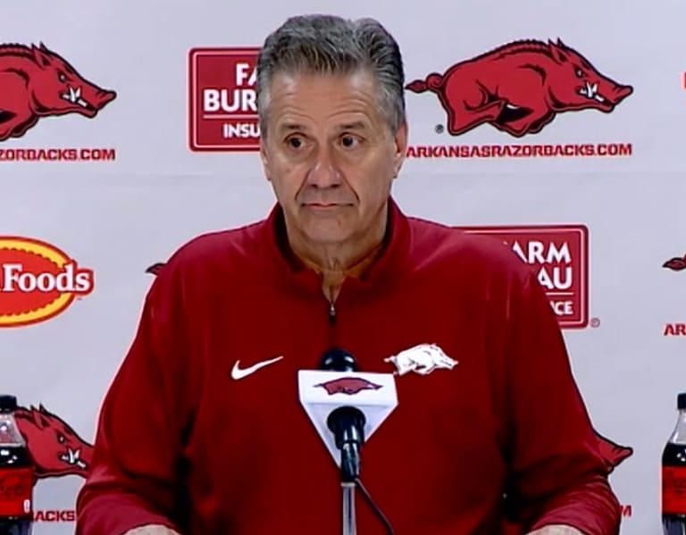 VIDEO: John Calipari postgame – Arkansas 85, Kansas 69