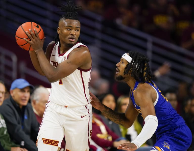 Isaiah Collier shines in Galen Center debut as USC takes down CSUB by 26