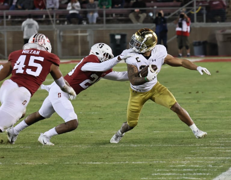 postgame reaction show notre dame football at stanford