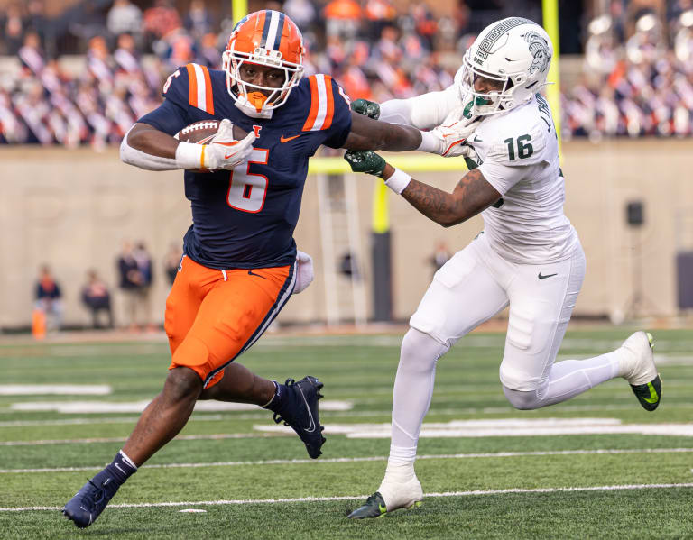 Illini running back Josh McCray turns adversity into opportunity