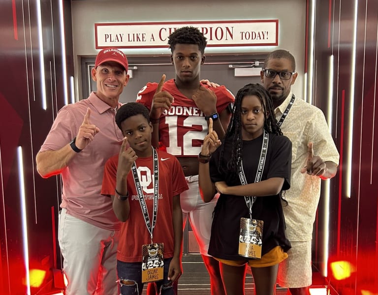 Oklahoma lands 2025 ATH Marcus James "Why not be a hometown hero