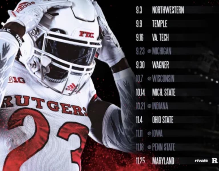 2023 Rutgers Football Schedule Desktop / Laptop Wallpaper BVM Sports