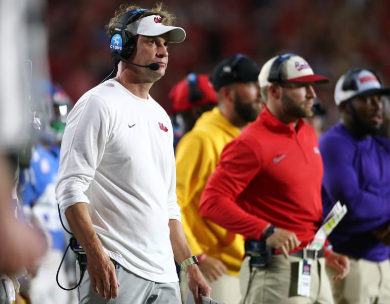 Lane Kiffin praises the Ole Miss offense, challenges the defense