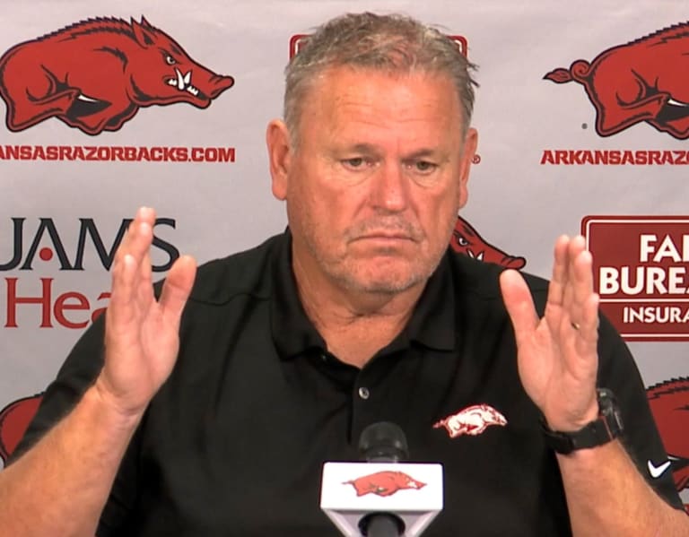 Arkansas Razorbacks Head Coach Sam Pittman Monday Press Conference ...