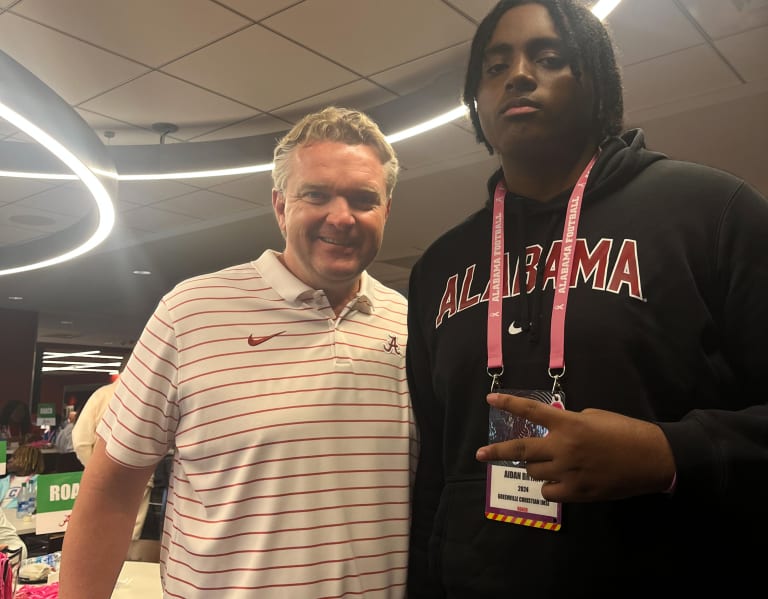 TideIllustrated  –  Rising Mississippi target Aidan Bryant recaps visit to Tuscaloosa