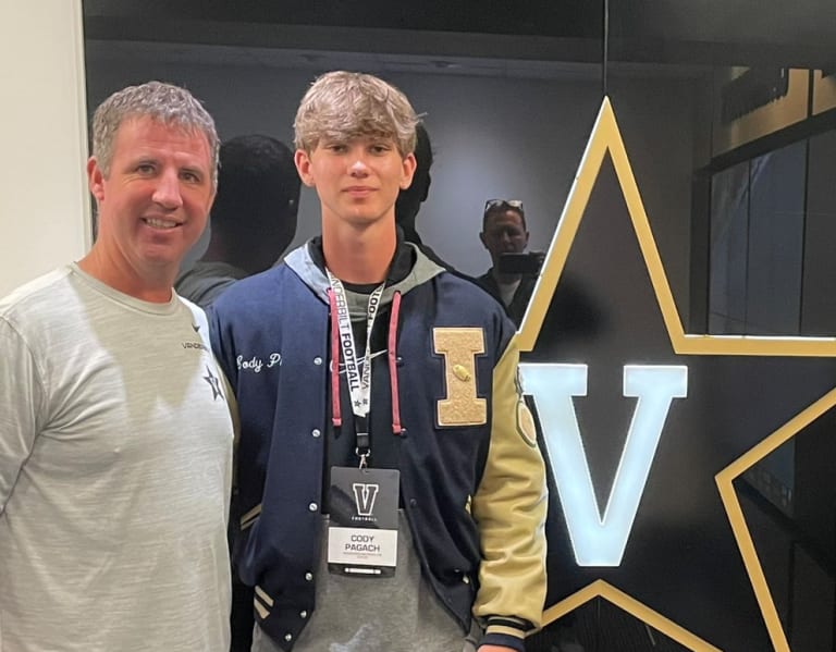 Vanderbilt Commodores Football Recruiting Instate 2024 QB Cody Pagach checks out Vandy