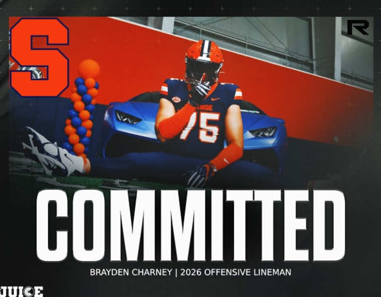 2026 OL Brayden Charney commits to Syracuse: &#39;It&#39;s where I want to be&#39;