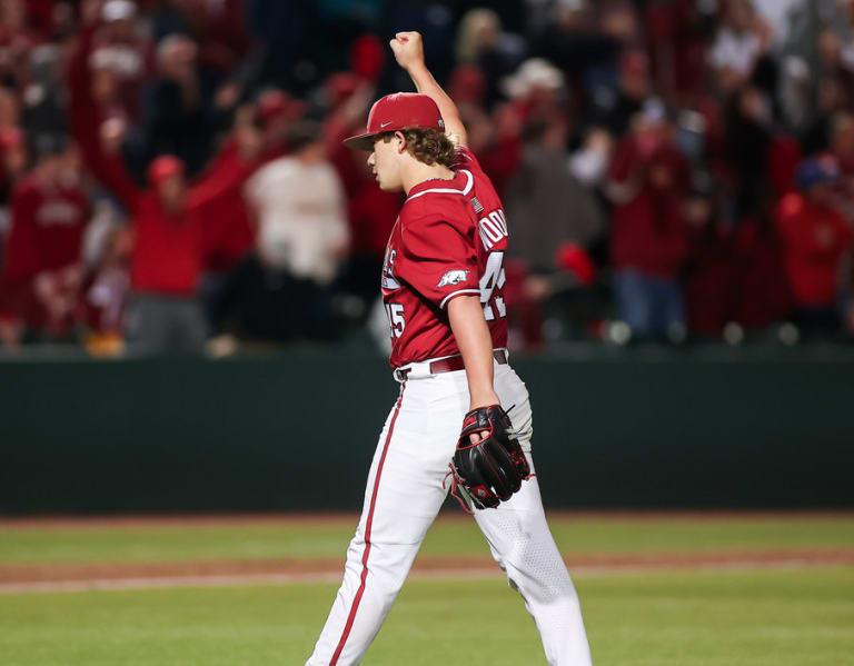 Batesville native Gage Wood records first save for Diamond Hogs