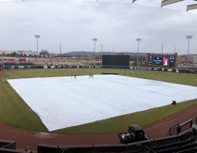 NCAA baseball: TCU-Arkansas regional game postponed by weather