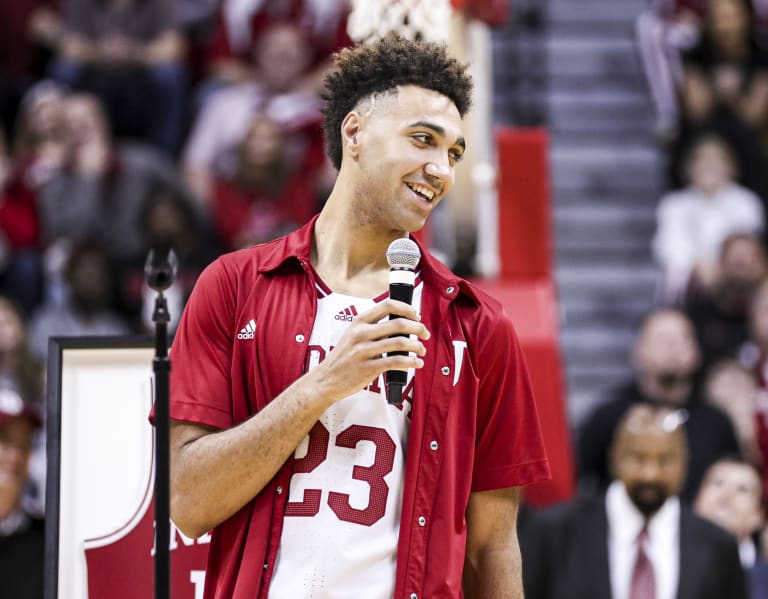 Video Indiana Basketball Senior Night Speeches Thehoosier