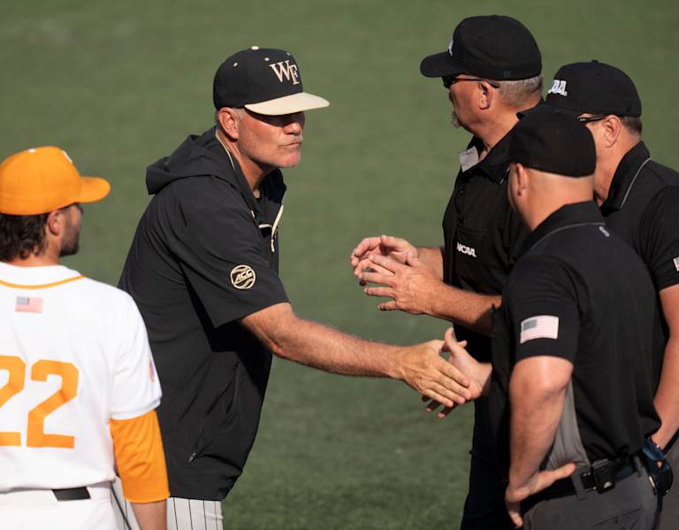 What Wake Forest said after losing to Tennessee baseball in regionals