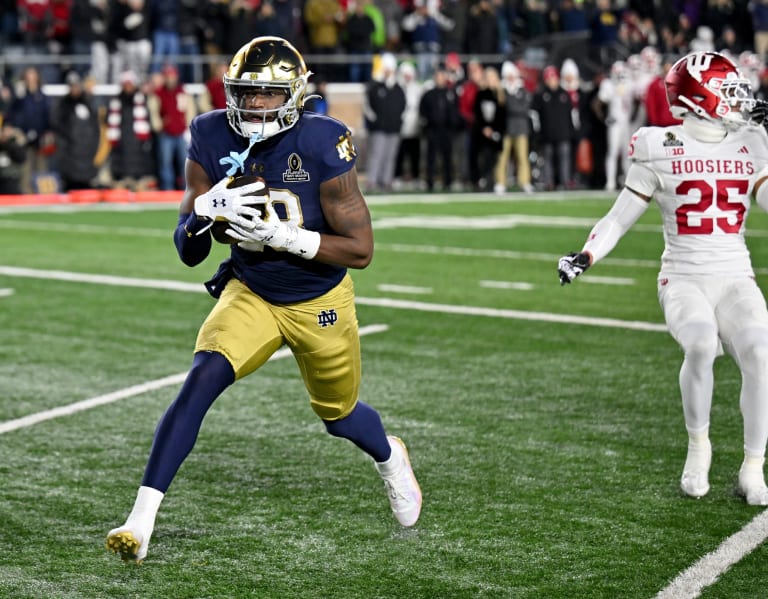 Notre Dame WR Jayden Thomas stays ready for next big catch or block ...