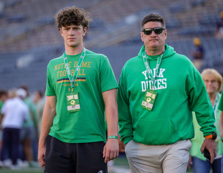 2025 DE Joseph Reiff Commits to Notre Dame Football, Boosting Strong