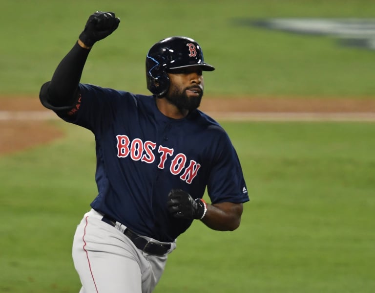 VIDEO: Jackie Bradley Jr. homers to tie Game 3 of World Series