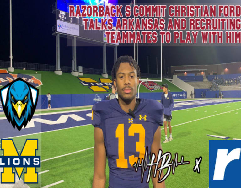 WATCH: Highlights+Interview with Razorback S commit Christian Ford ...