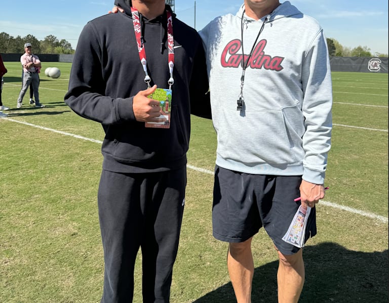 Intriguing Lowcountry '28 WR Teru Davis talks Gamecocks' spring game visit