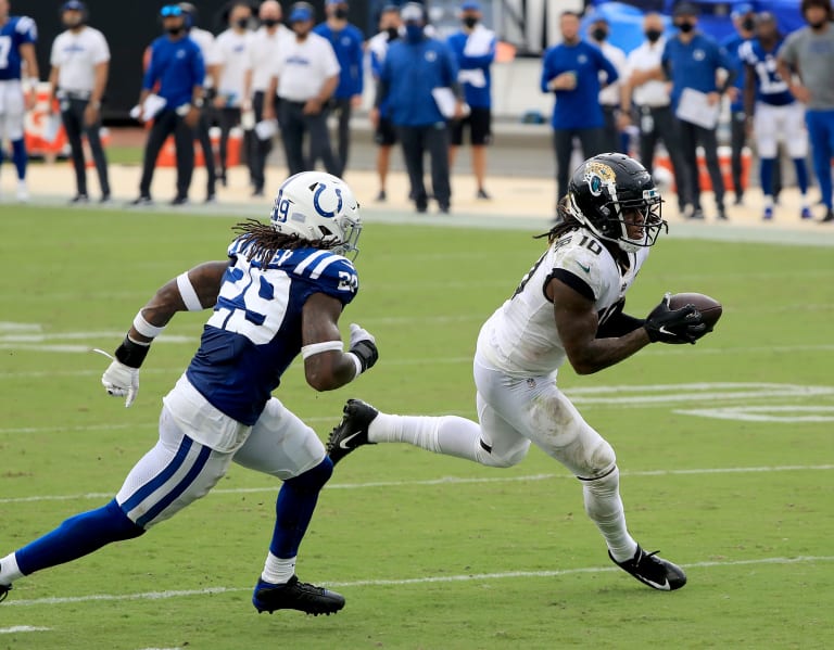 Buffs in the NFL: Laviska Shenault scores touchdown in debut with