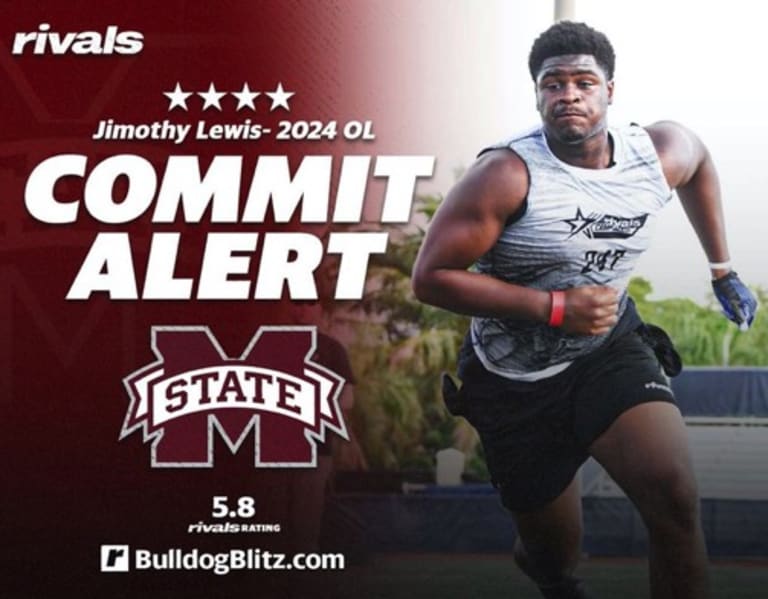 UGASports  –  Four-star offensive tackle Jimothy Lewis picks Mississippi State