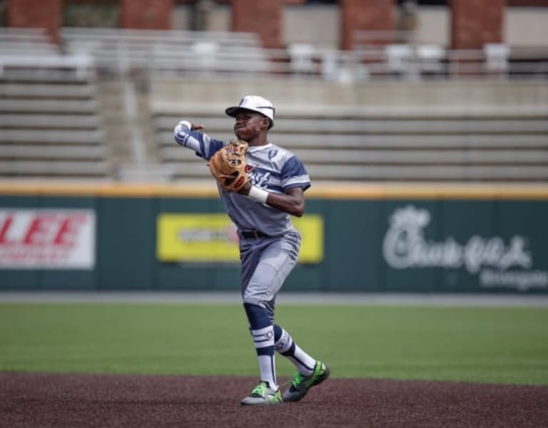 Jay Allen showcasing athleticism at Reds camp