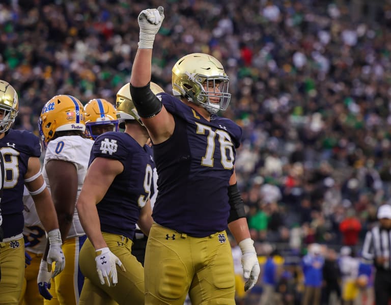 Notre Dame OT Joe Alt makes cut to three finalists for Outland Trophy