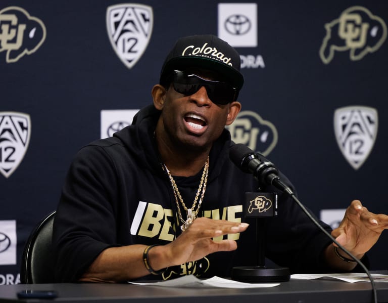 Deion Sanders' first press conference as Colorado Buffaloes HC