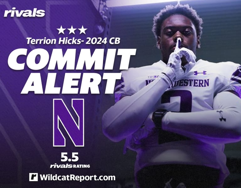 Northwestern lands commitment from three-star DB Terrion Hicks Northwestern lands commitment from three-star DB Terrion Hicks