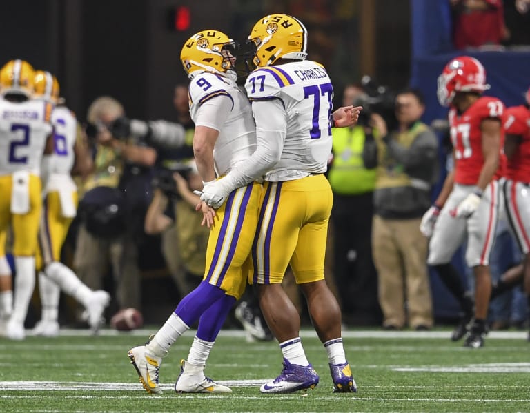 Redskins interview LSU's LT Saahdiq Charles ahead of 2020 NFL Draft