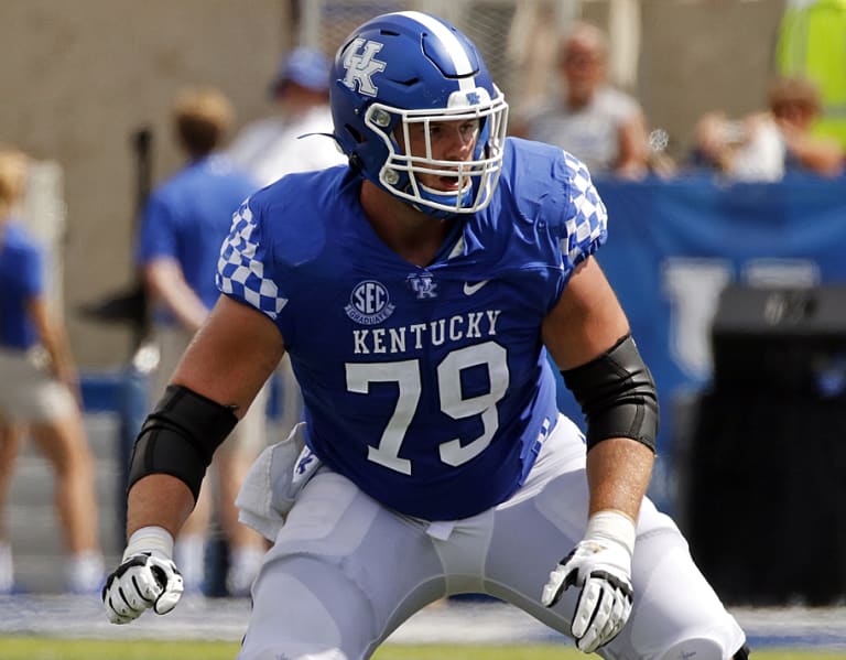 Kentucky OL Luke Fortner - 10/26 Practice 