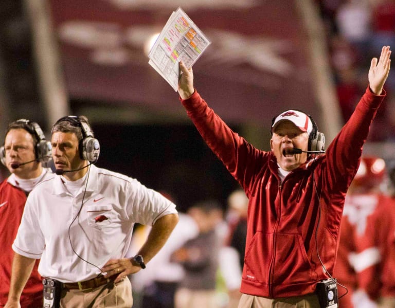 Bobby Petrino Will Be In Control Of Arkansas Razorbacks Football's Offense