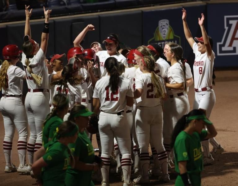 Stanford Softball Recap 8 Stanford Sb Rallies To Beat 20 Oregon In Pac 12 Tournament 