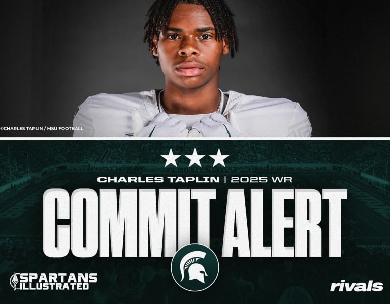2025 WR Charles Taplin commits to 'familyoriented' Michigan State