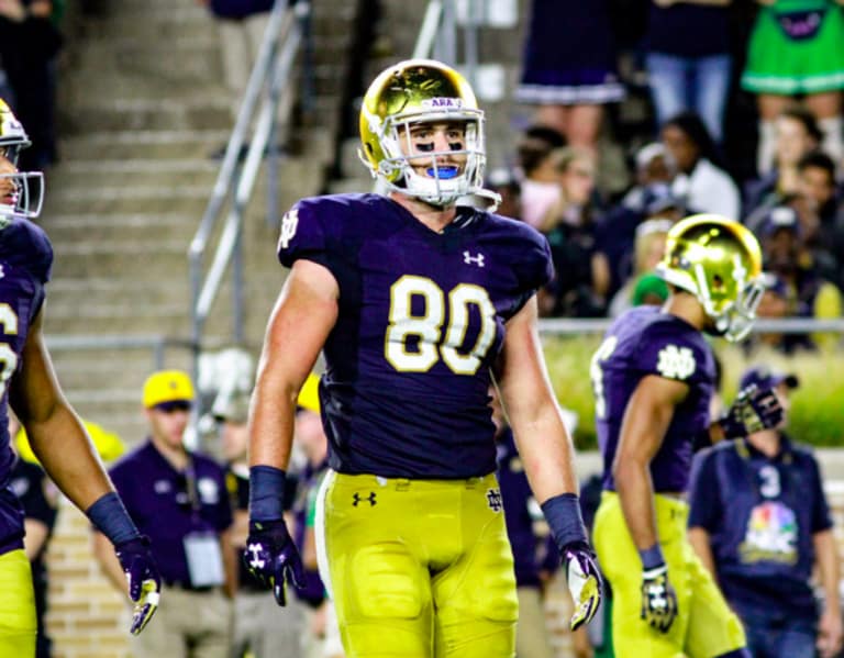 NFL Draft: Miami Dolphins Draft TE Durham Smythe In The 4th Round -  InsideNDSports