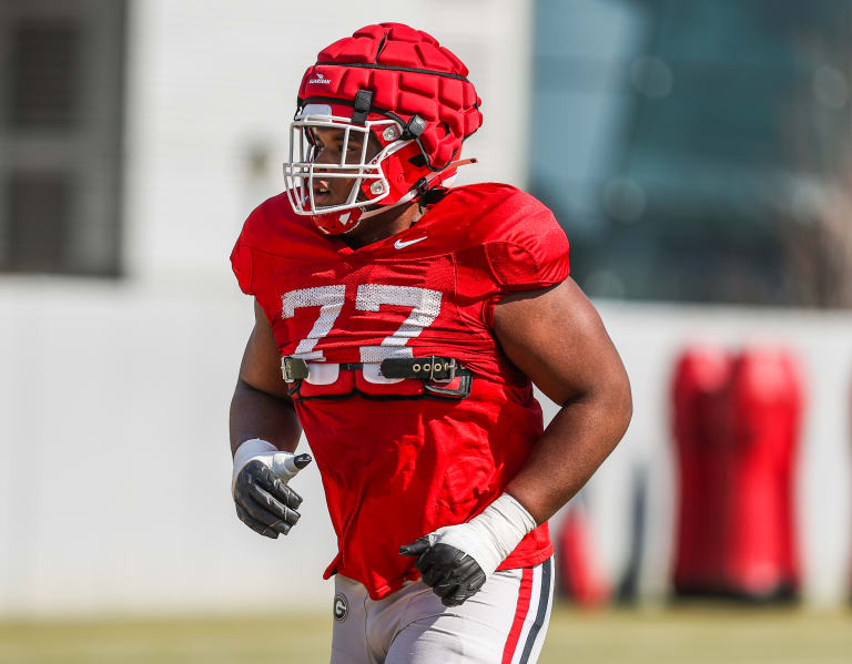 Offensive guard Devin Willock explains where he was improved the most this  spring 