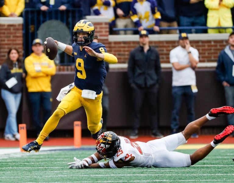 PFF 2024 NFL Mock Draft: 5. MINNESOTA VIKINGS: QB J.J. McCARTHY, MICHIGAN.  McCarthy is playing much better under pressure this year, with a 64.9  passing grade in that category compared to a