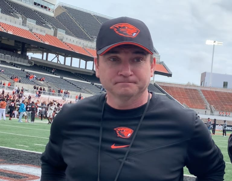 WATCH Oregon State Football Spring Game Interviews BeaversEdge