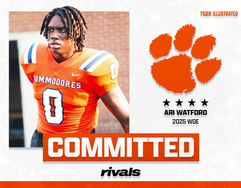 Rivals250 DE Ari Watford commits to Clemson after 