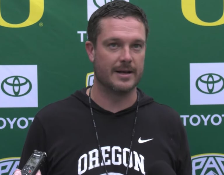 Everything Dan Lanning Said After Oregon's Wednesday Practice ...