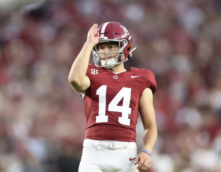 Kalen DeBoer says kicker Graham Nicholson has found his rhythm at Alabama