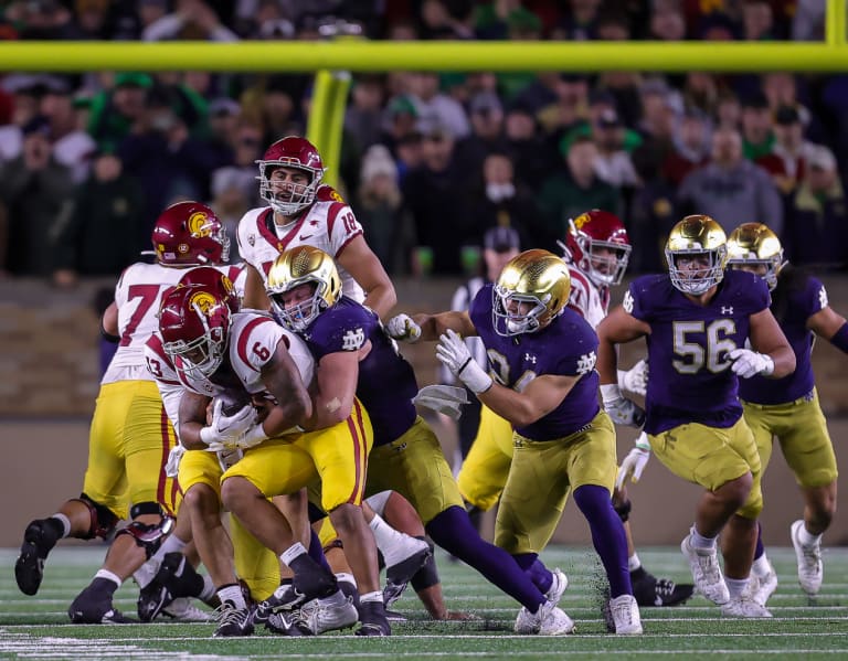 Postgame Takeaways Notre Dame football brings fight to USC in lopsided